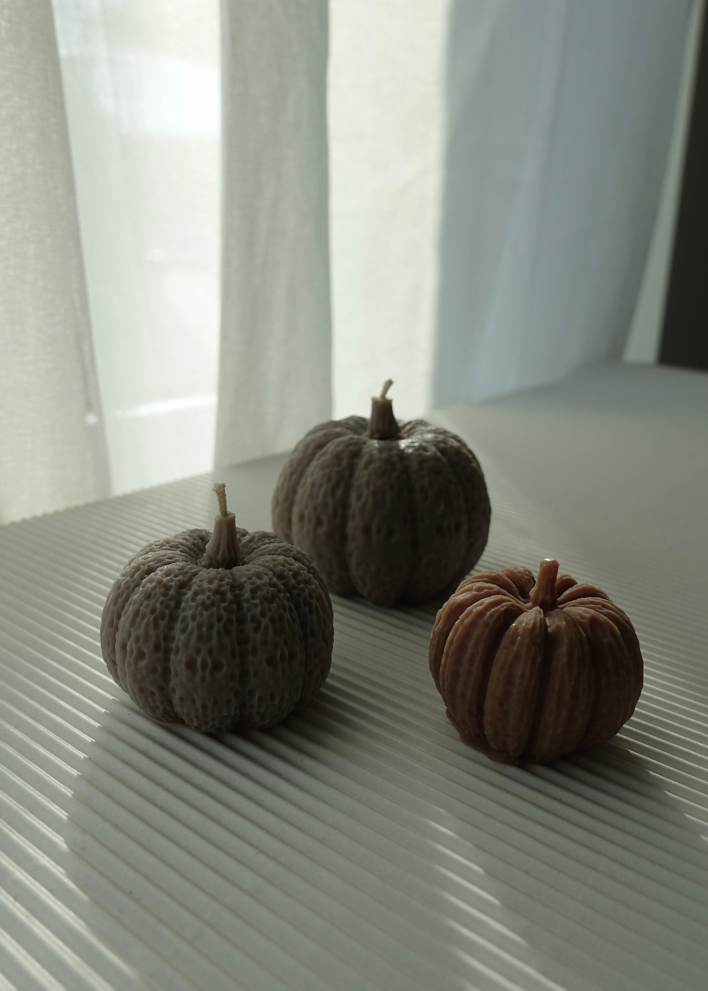 3er Set Kürbis-Kerzen 🎃