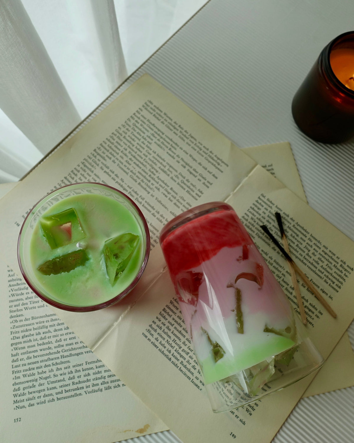 Kerzen-Workshop: Iced Latte / Iced Matcha Duftkerze selbst gestalten