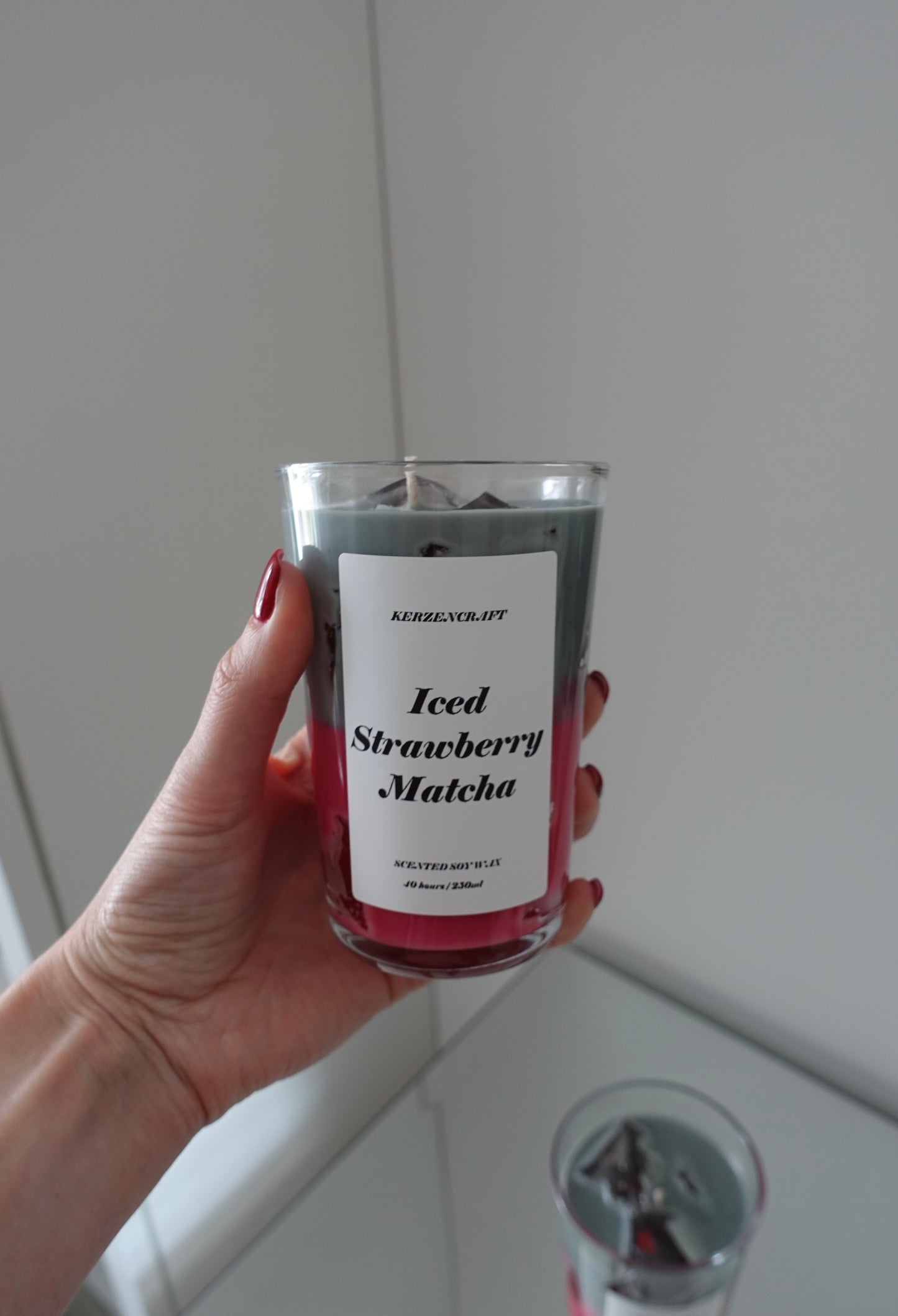 Iced Strawberry Matcha Duftkerze
