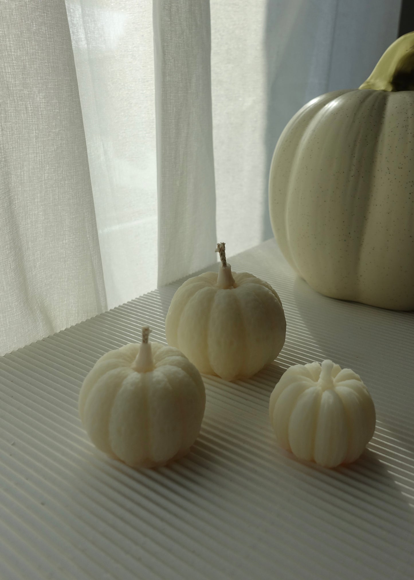 3er Set Kürbis-Kerzen 🎃