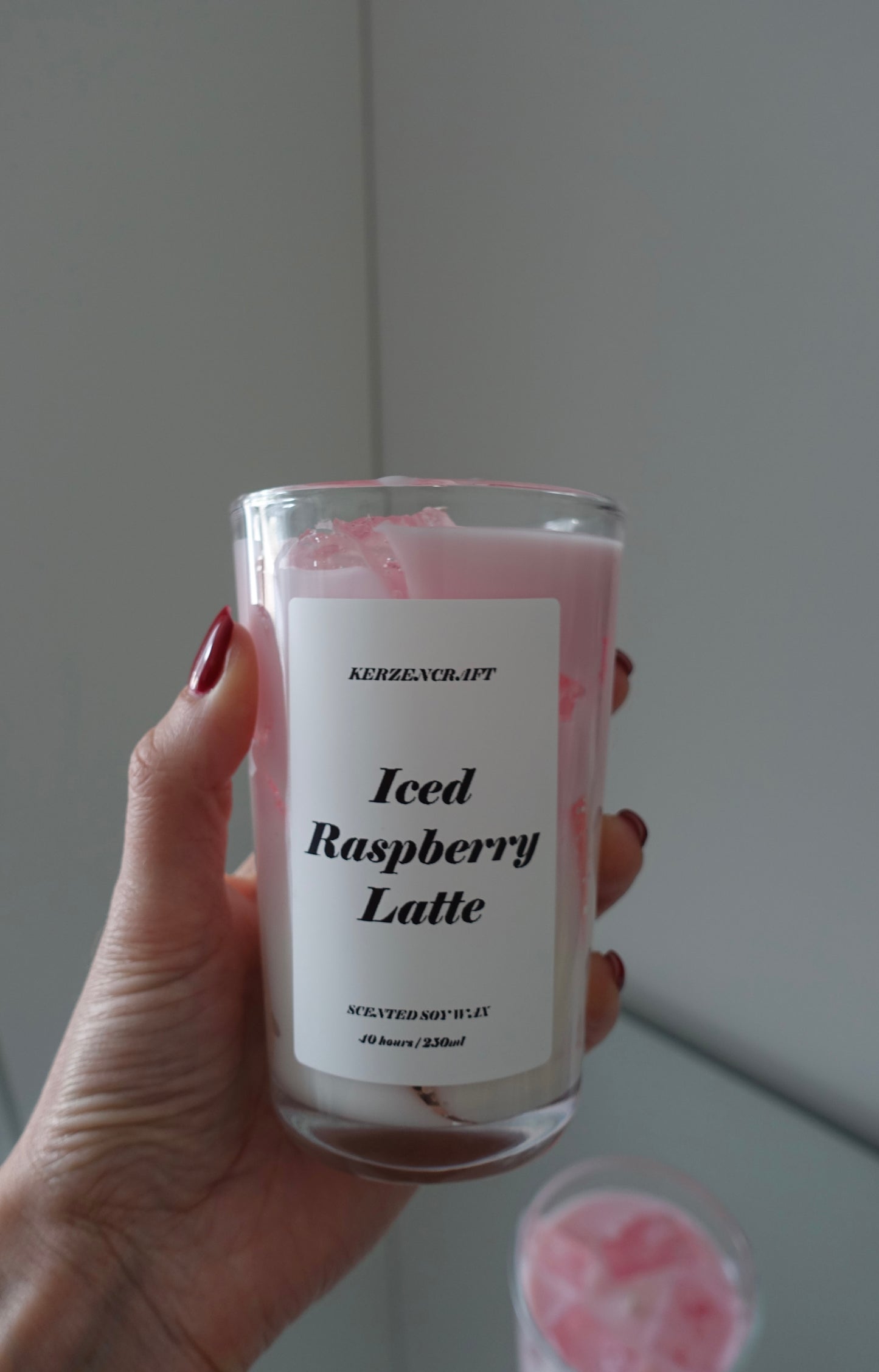 Iced Raspberry Latte Duftkerze