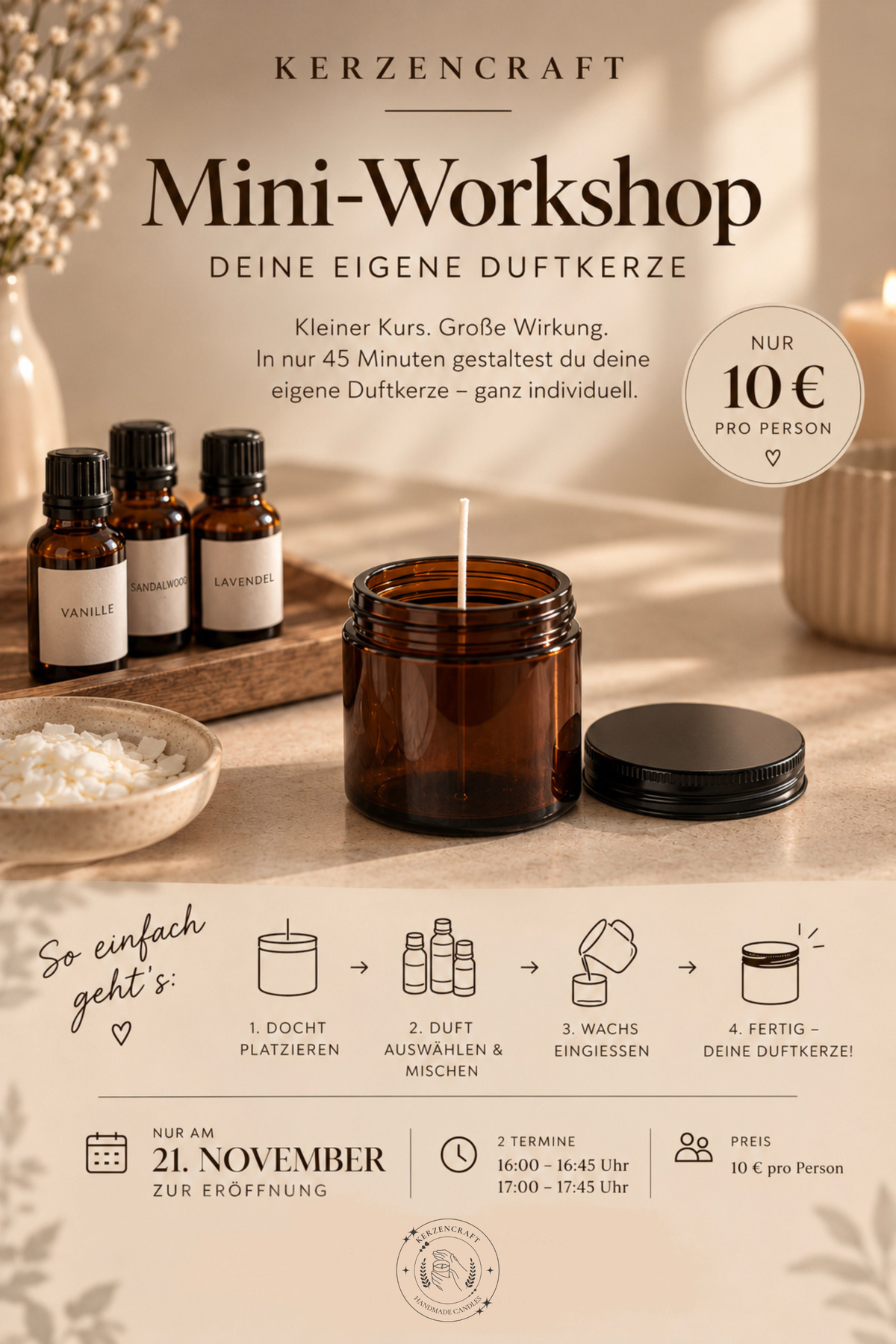 Mini - Workshop zur Eröffnung