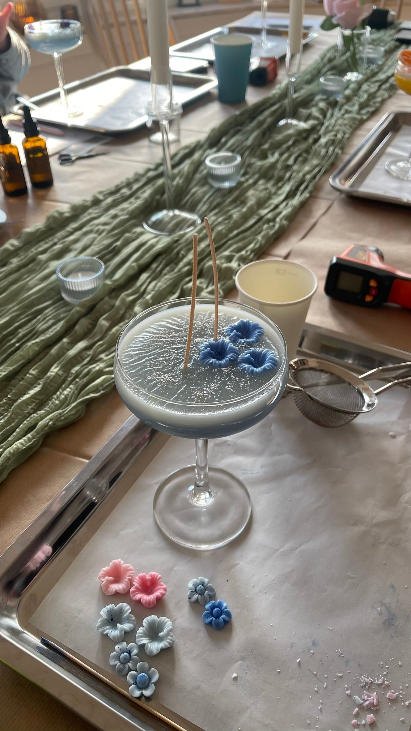 Kerzen-Workshop: Cocktail Duftkerze selbst gestalten