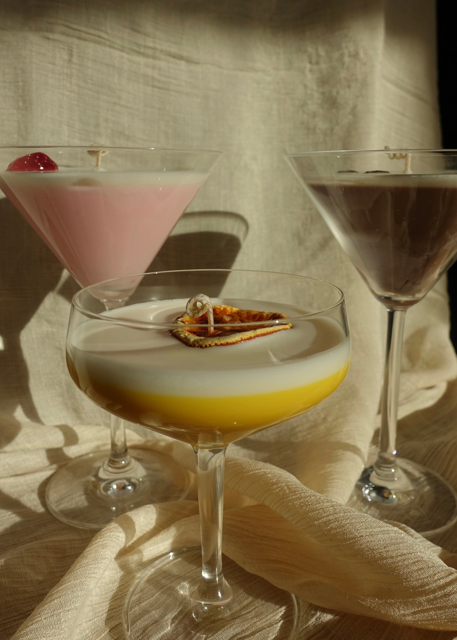 Kerzen im Glas