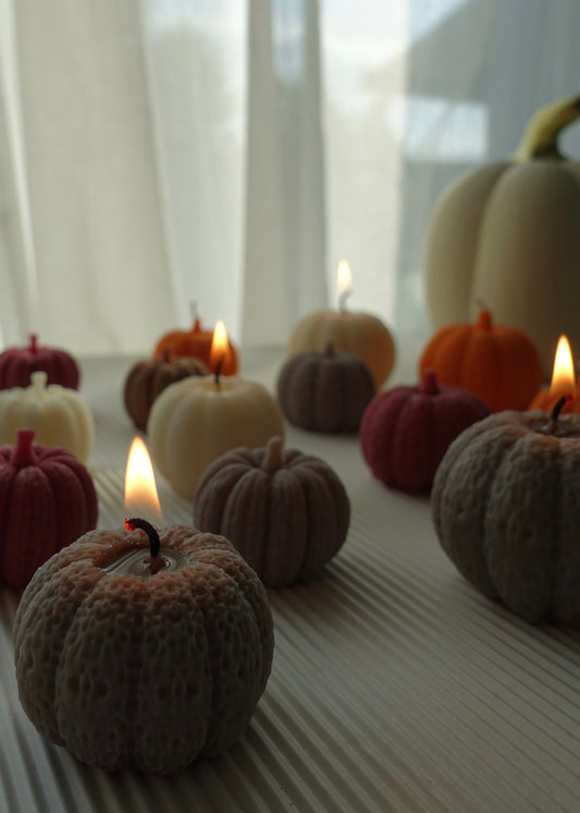 3er Set Kürbis-Kerzen 🎃
