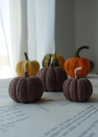 3er Set Kürbis-Kerzen 🎃