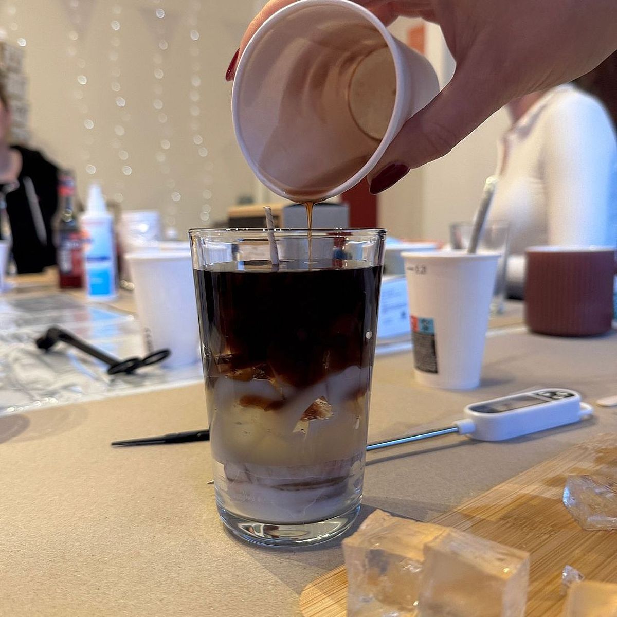 Kerzen-Workshop: Iced Latte / Iced Matcha Duftkerze selbst gestalten