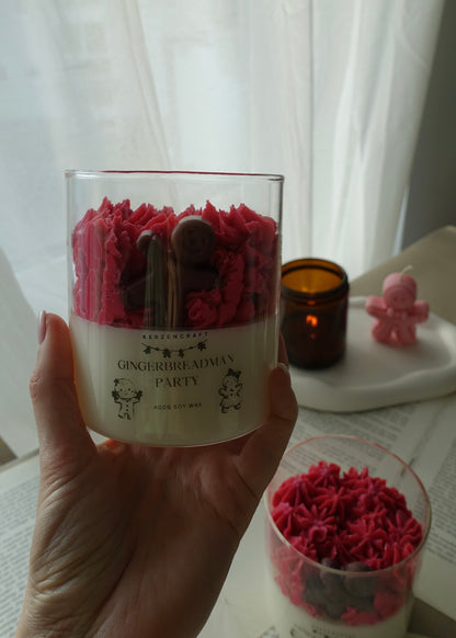 Gingerbreadman Party Duftkerze