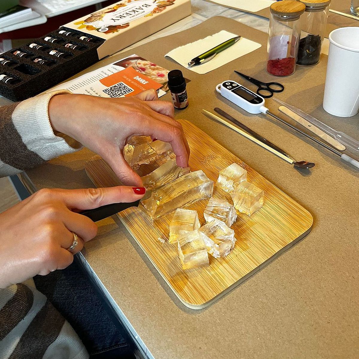 Kerzen-Workshop: Iced Latte / Iced Matcha Duftkerze selbst gestalten