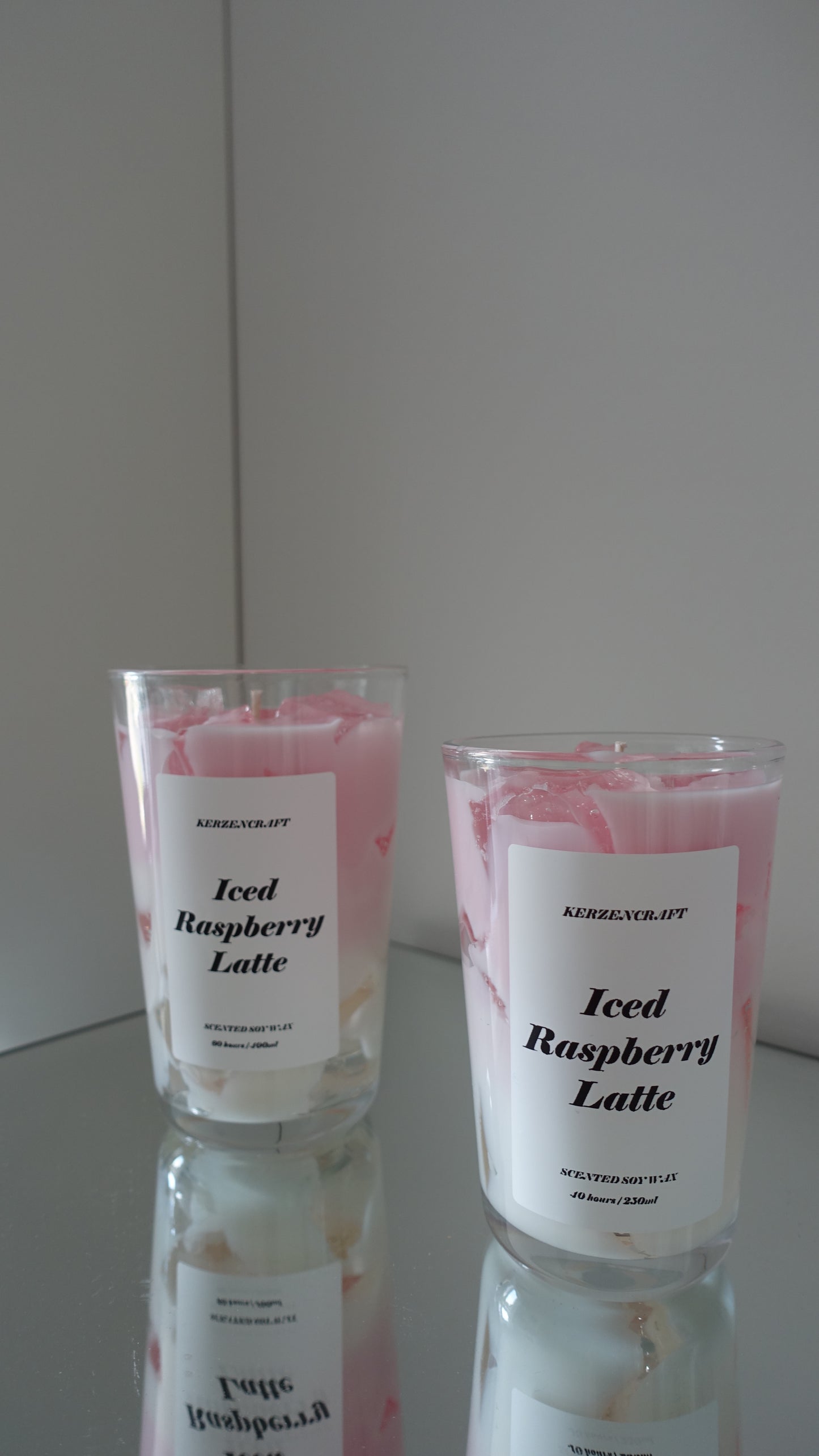 Iced Raspberry Latte Duftkerze