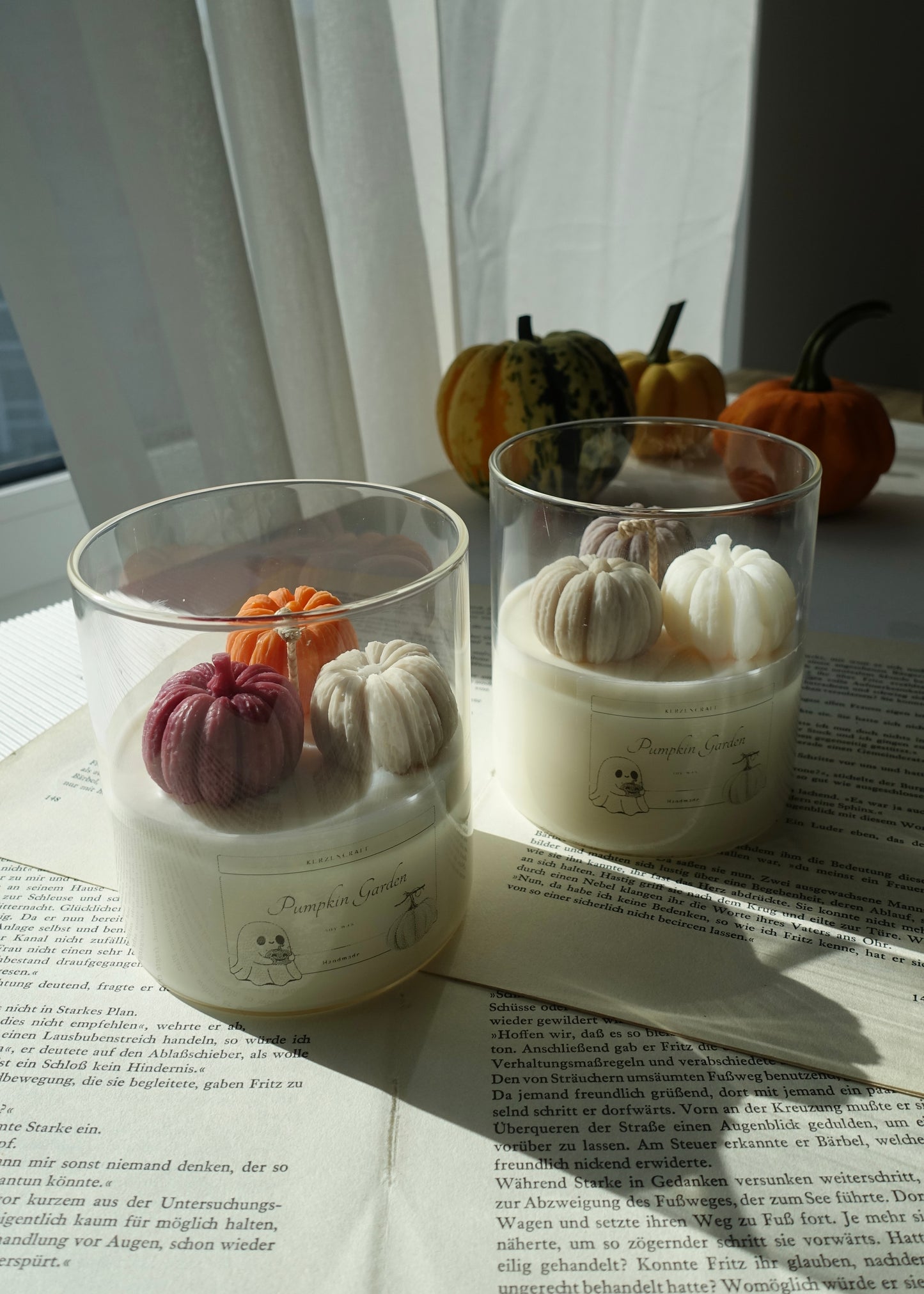 Pumpkin Garden Kerze