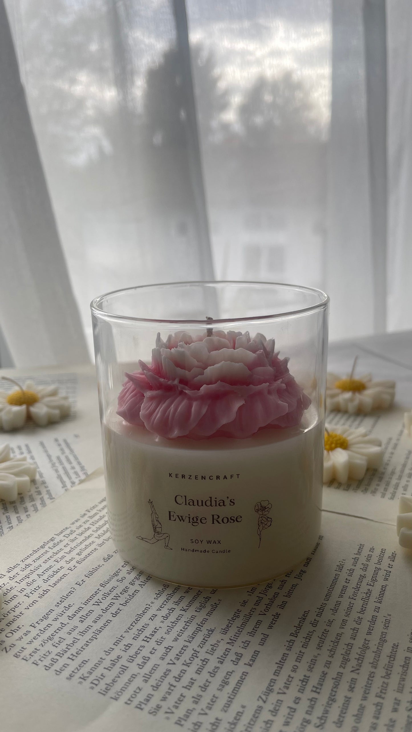 Rosen Duftkerze 🌹