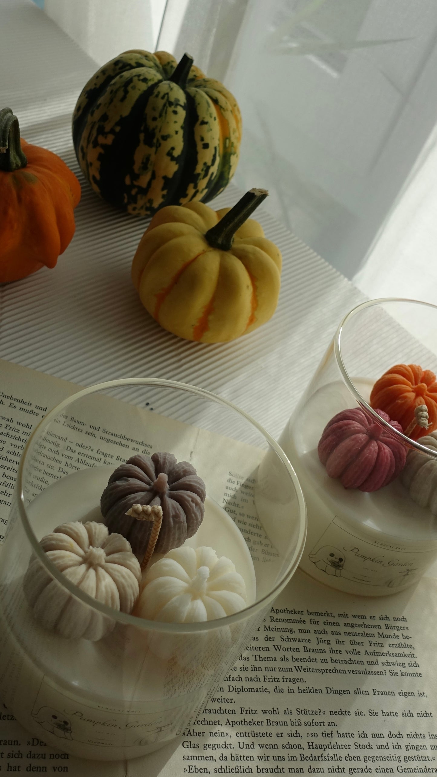 Pumpkin Garden Kerze