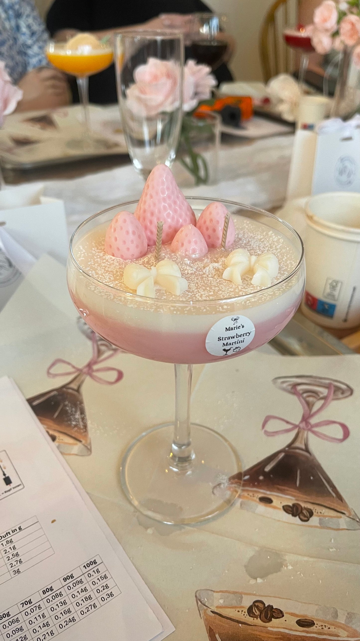Kerzen-Workshop: Cocktail Duftkerze selbst gestalten