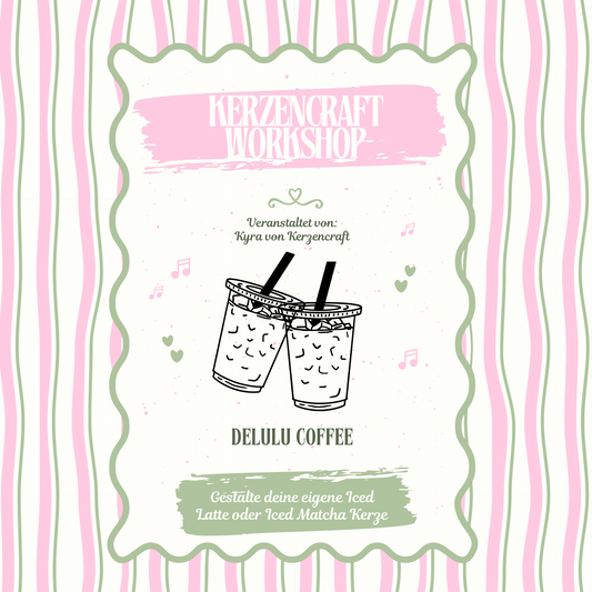Kerzen-Workshop: Iced Latte / Iced Matcha Duftkerze selbst gestalten