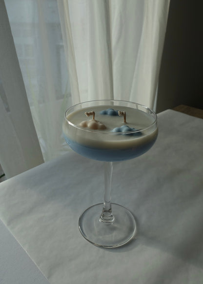 Cloud Cocktail Kerze ☁️💙