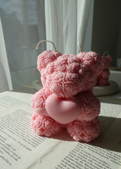 XXL Rosenteddy mit Herz