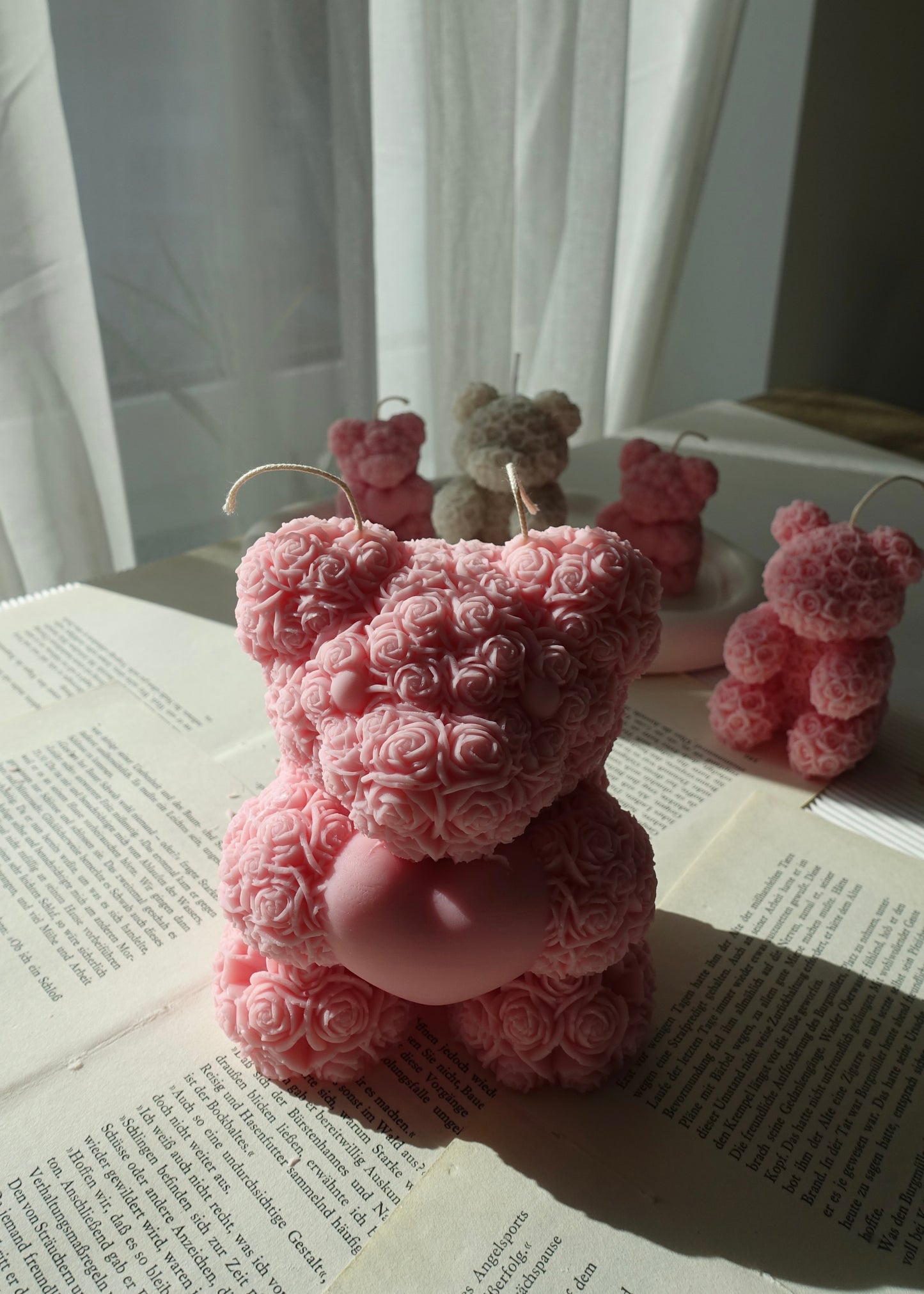 XXL Rosenteddy mit Herz