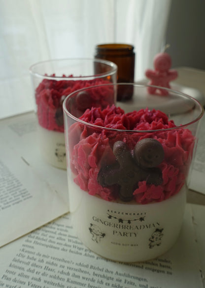 Gingerbreadman Party Duftkerze