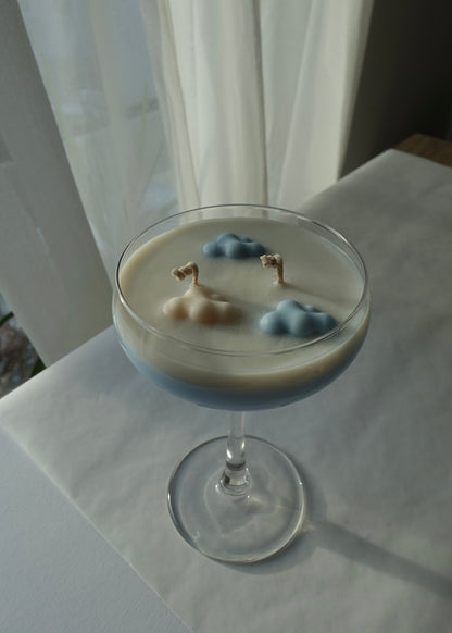 Cloud Cocktail Kerze ☁️💙