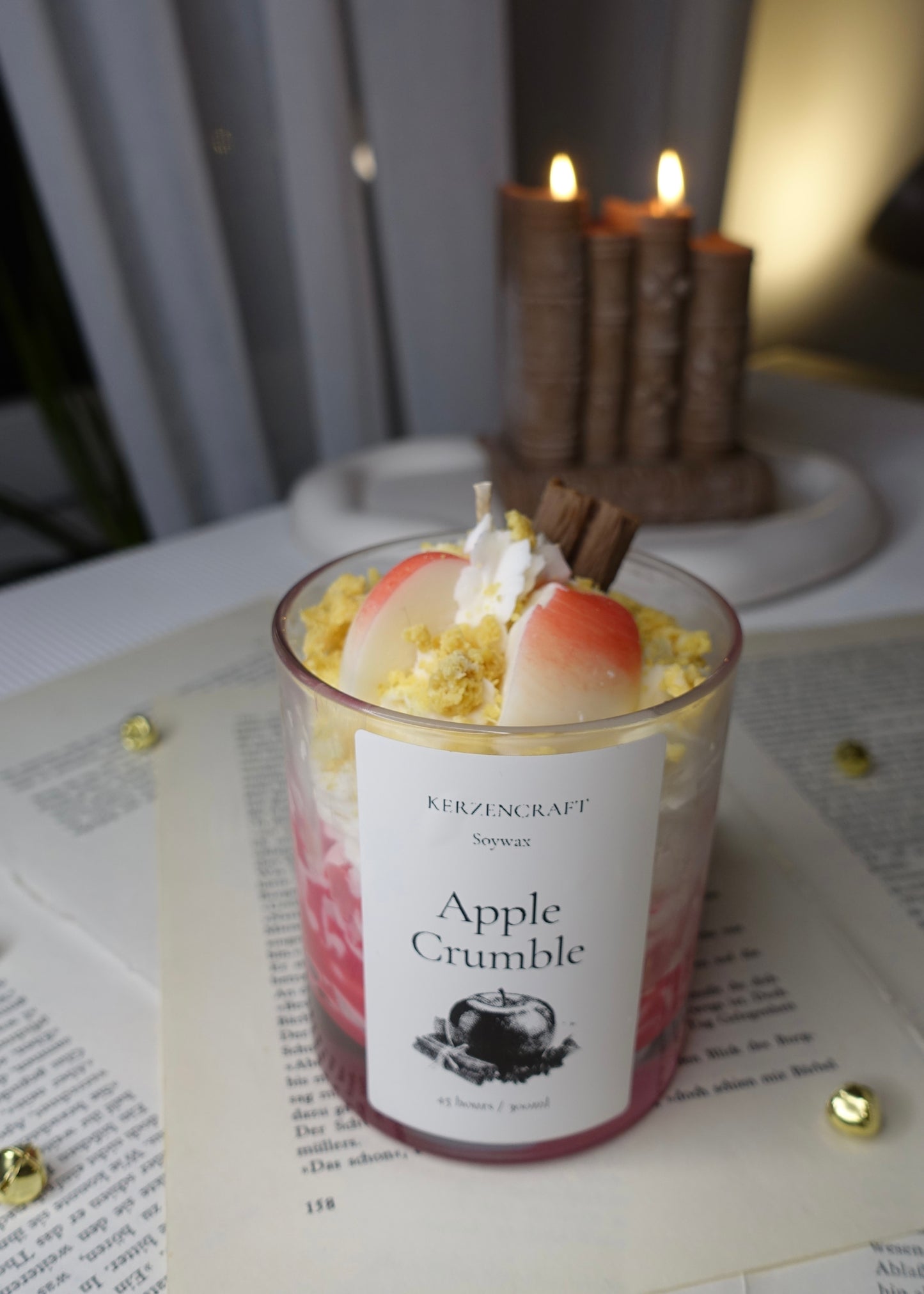 Apple Crumble – Apfel-Zimt Duftkerze