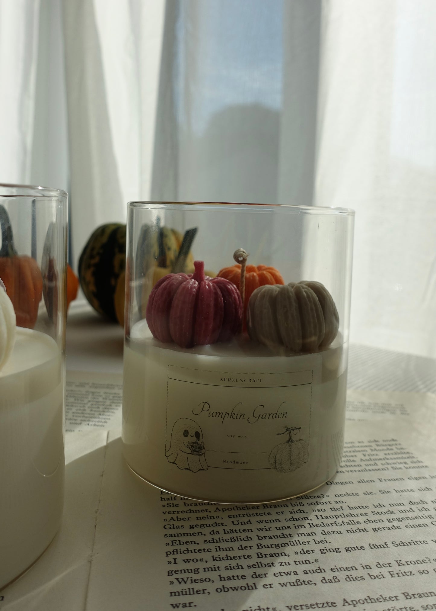 Pumpkin Garden Kerze