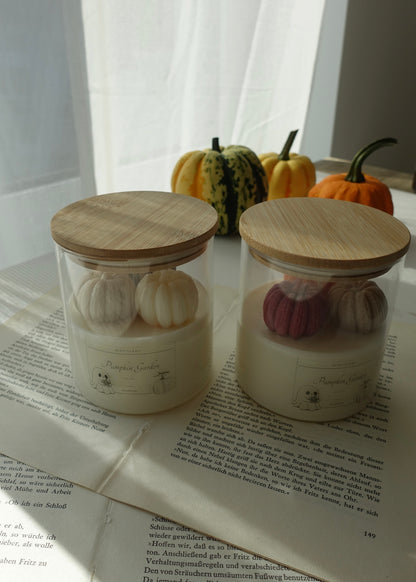 Pumpkin Garden Kerze