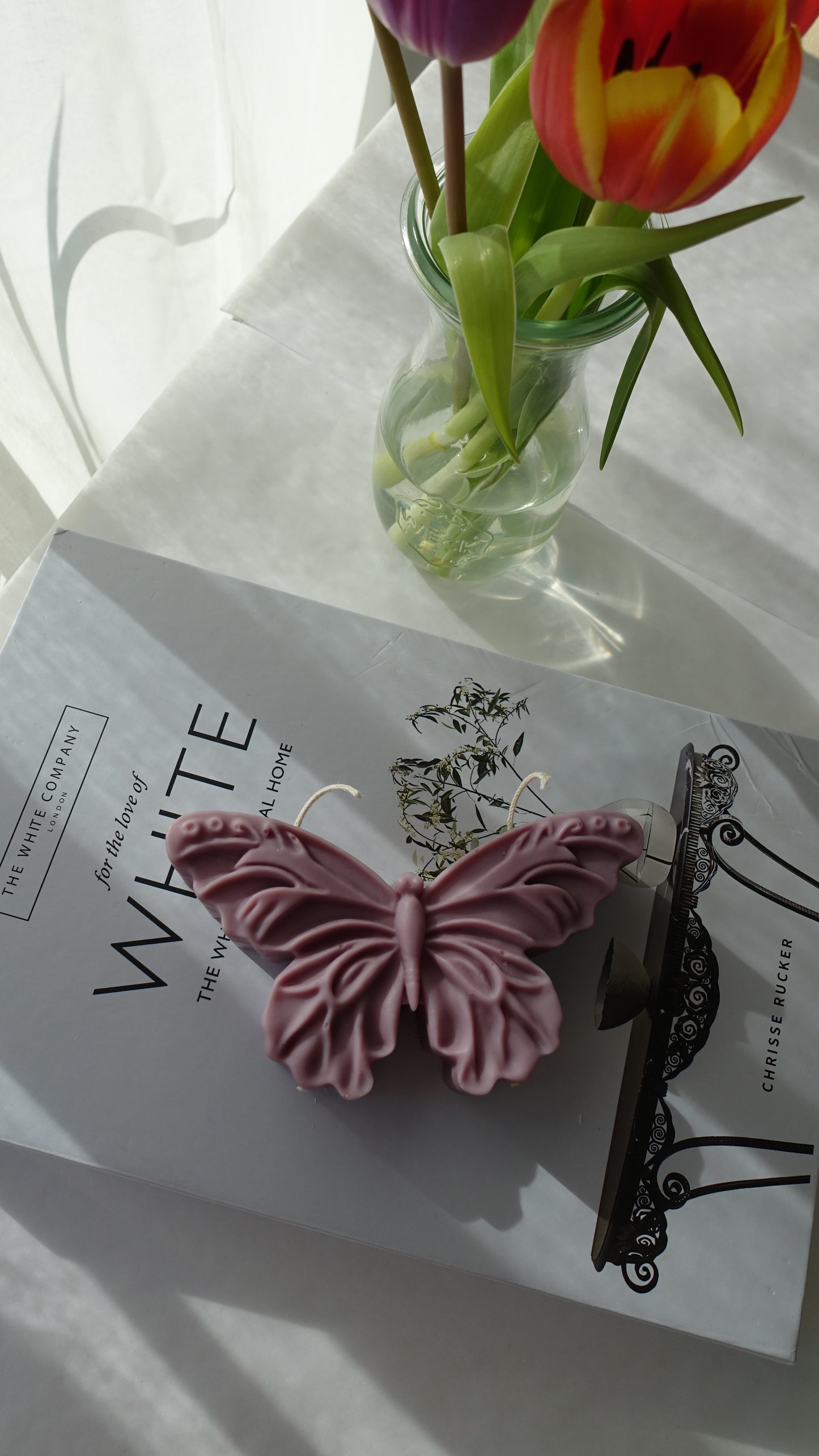 Schmetterling Kerze