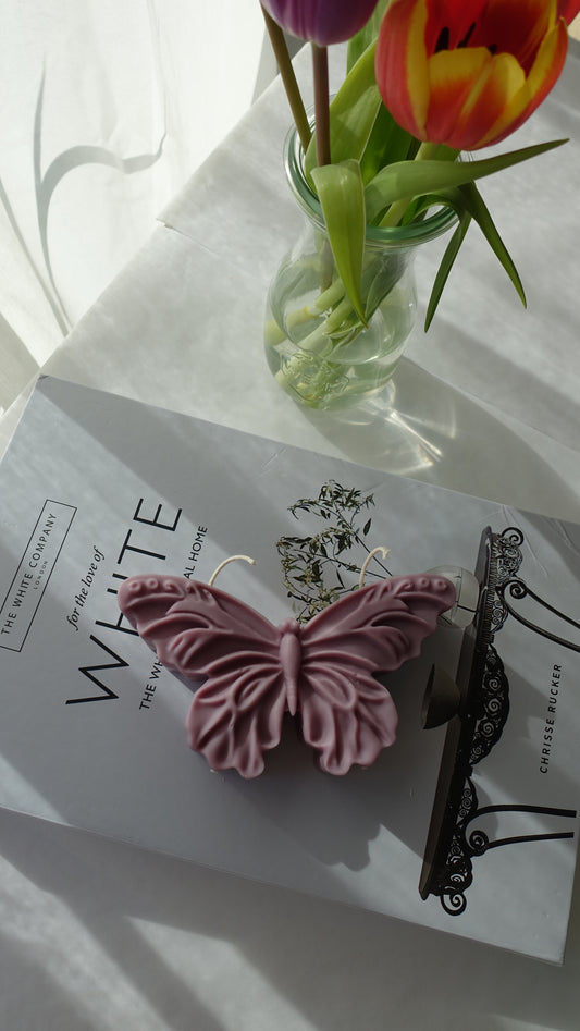 Schmetterling Kerze