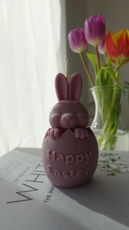 Osterhase im Ei "Happy Easter"