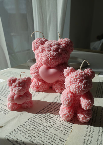 XXL Rosenteddy mit Herz