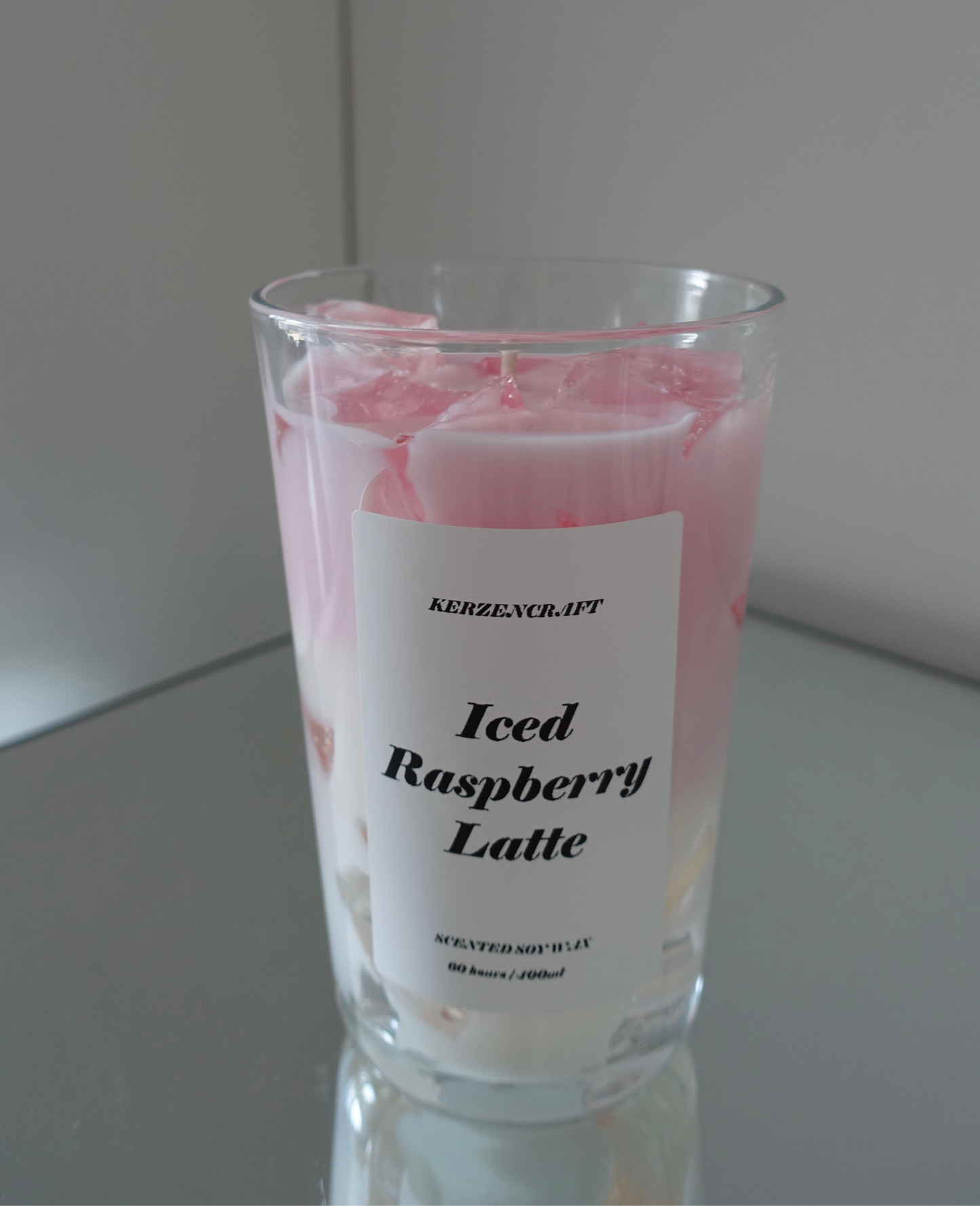 Iced Raspberry Latte Duftkerze