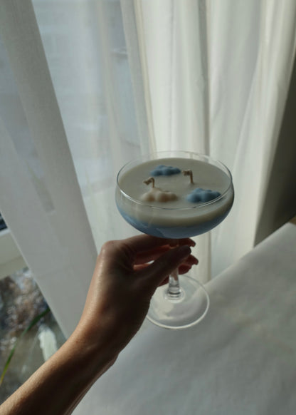 Cloud Cocktail Kerze ☁️💙