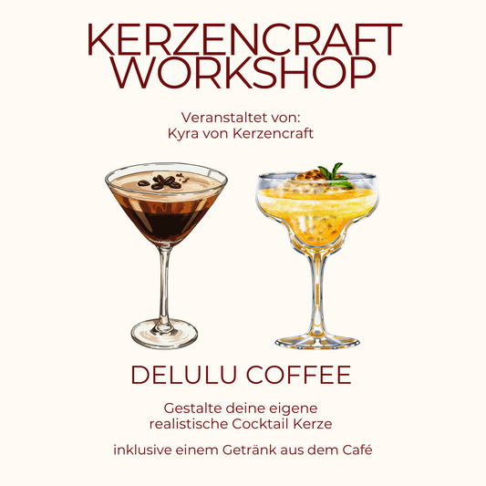 Kerzen-Workshop: Cocktail Duftkerze selbst gestalten