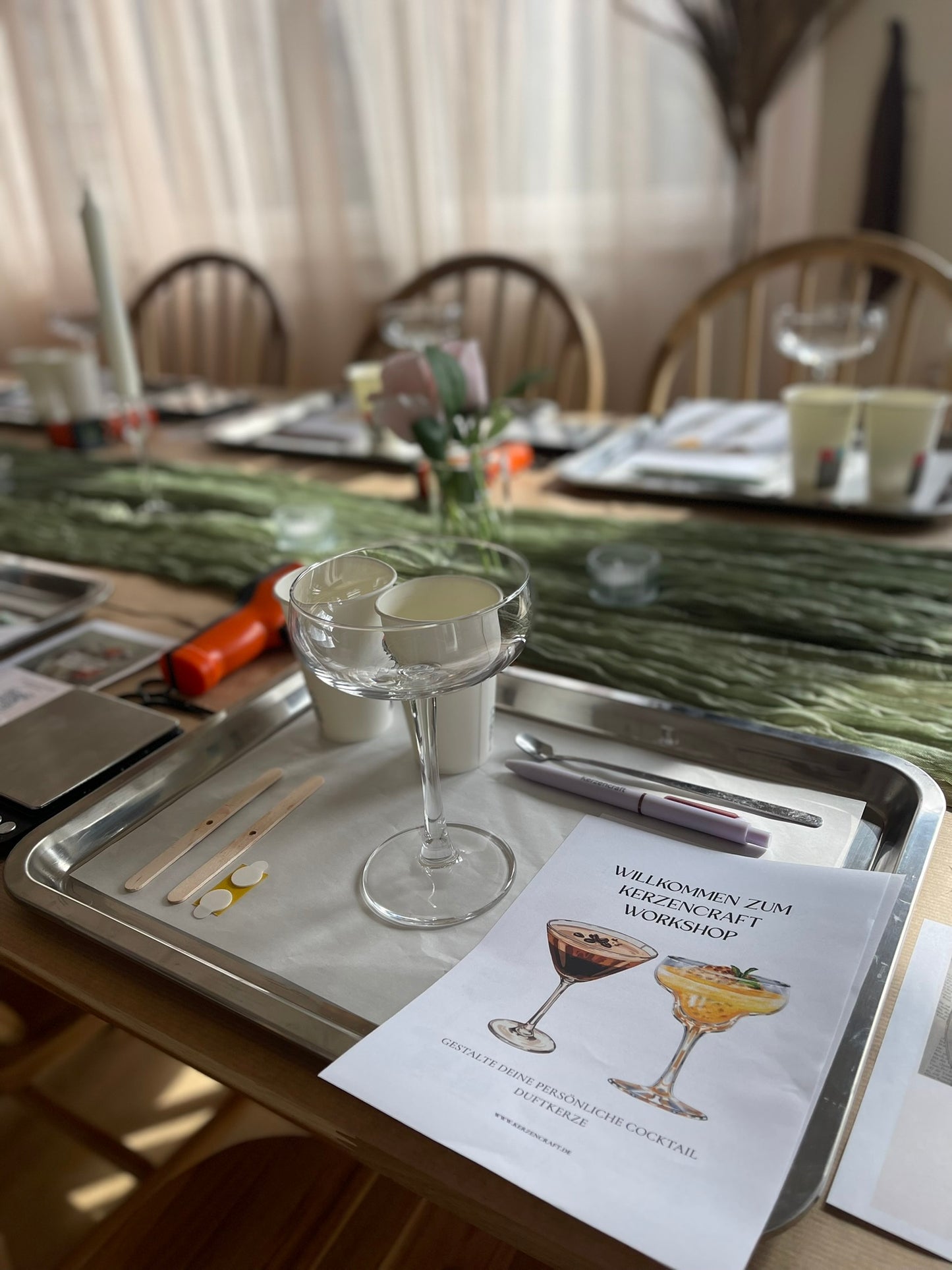 Kerzen-Workshop: Cocktail Duftkerze selbst gestalten
