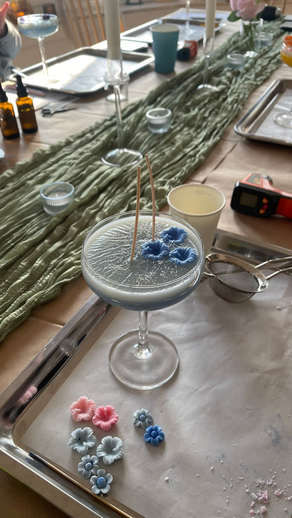 Kerzen-Workshop: Cocktail Duftkerze selbst gestalten