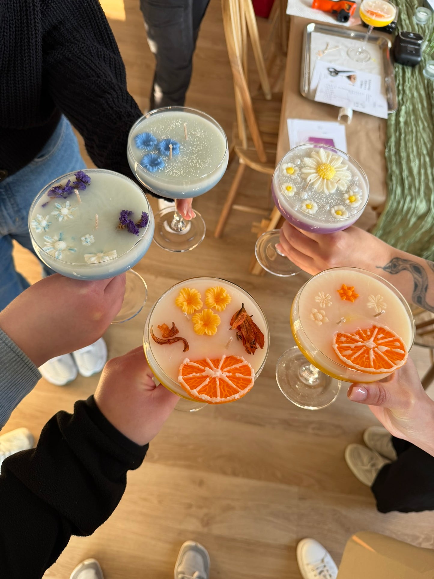 Kerzen-Workshop: Cocktail Duftkerze selbst gestalten